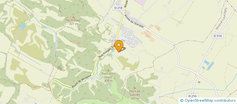 localisation de l'entreprise TANDEM  VILLENEUVE-LA-COMPTAL