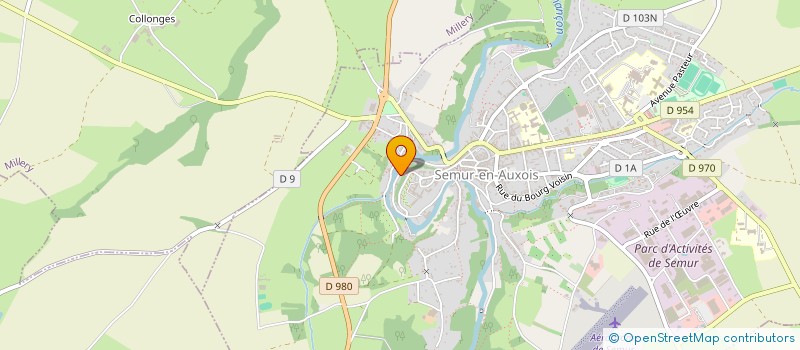 localisation de l'entreprise TANDEM à SEMUR-EN-AUXOIS