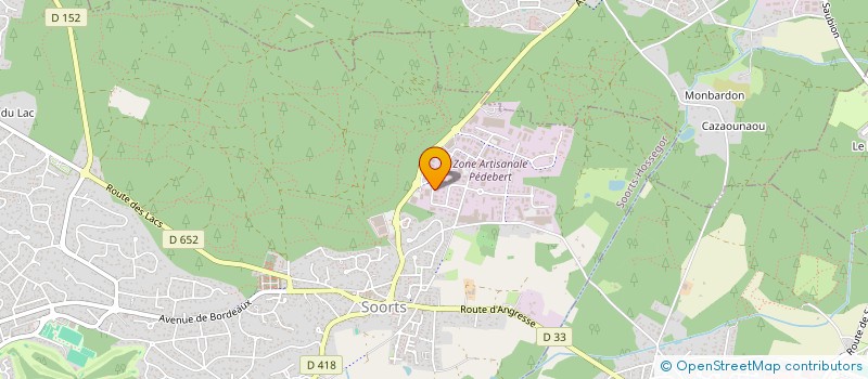 localisation de l'entreprise TANDEM  SOORTS-HOSSEGOR