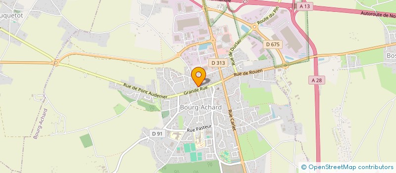 localisation de l'entreprise TANDEM  BOURG-ACHARD