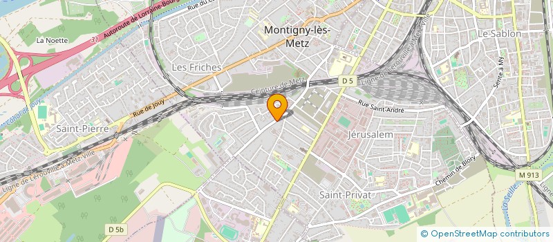 localisation de l'entreprise TANDEM à MONTIGNY-LES-METZ