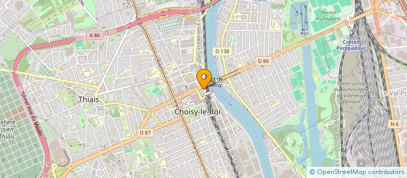 localisation de l'entreprise TANDEM à CHOISY-LE-ROI