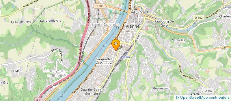 localisation de l'entreprise TANDEM  VIENNE