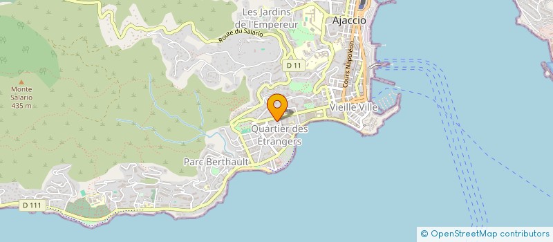 localisation de l'entreprise TANDEM BTP à AJACCIO