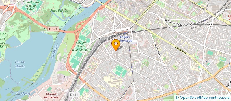 localisation de l'entreprise TANDEM CONCEPT à ANGERS