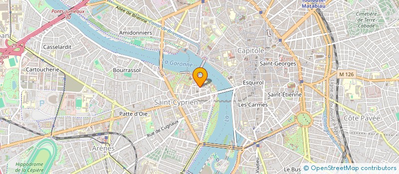 localisation de l'entreprise TANDEM DG  TOULOUSE