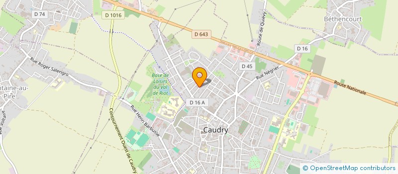localisation de l'entreprise TANDEM INDUSTRIES à CAUDRY