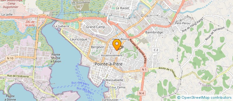 localisation de l'entreprise TANDEM LOCATION DE VOITURES à LES ABYMES