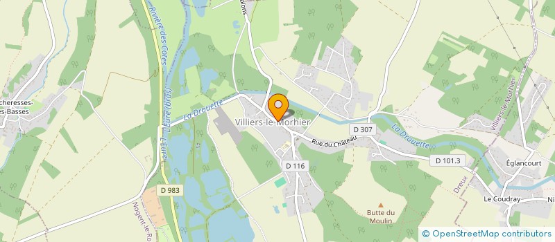 localisation de l'entreprise TANDEM MULTISERVICES à VILLIERS-LE-MORHIER