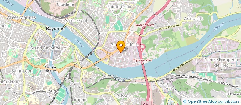 localisation de l'entreprise TANDEM RENOV à BAYONNE