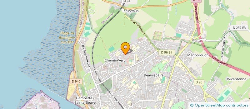 localisation de l'entreprise TANDEM SERVICE à BOULOGNE-SUR-MER