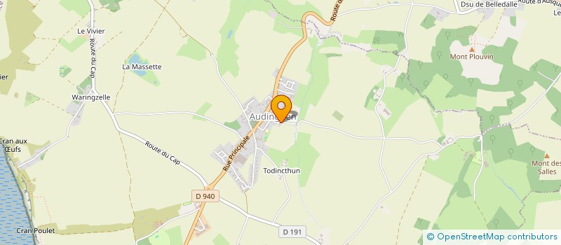 localisation de l'entreprise TANDI DEVELOPMENTS  AUDINGHEN