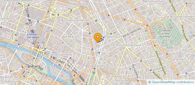 localisation de l'entreprise TANDO SARL à PARIS