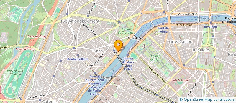 localisation de l'entreprise TANDY  PARIS