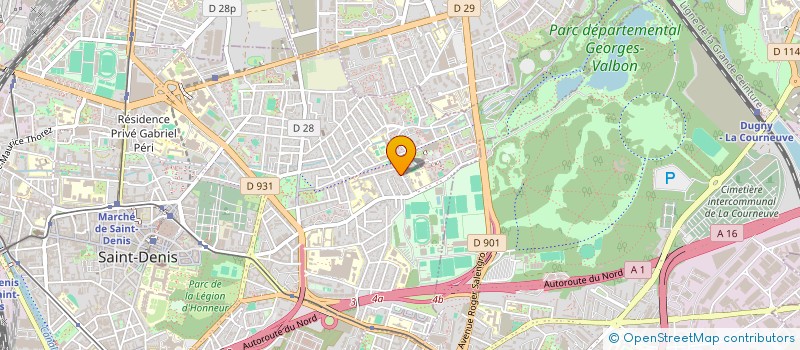 localisation de l'entreprise TANECE  SAINT-DENIS