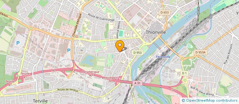 localisation de l'entreprise TANELORN  THIONVILLE