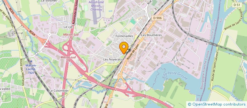 localisation de l'entreprise TANEM & CO  MACON