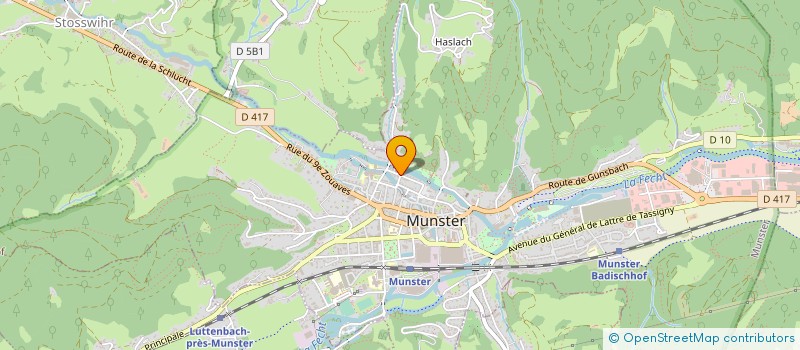 localisation de l'entreprise TANET LOISIRS à MUNSTER