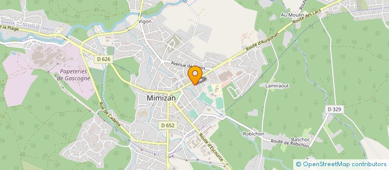 localisation de l'entreprise TANEZERT  MIMIZAN