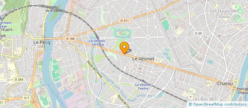 localisation de l'entreprise TANG  LE VESINET