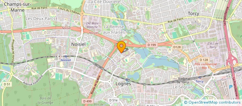 localisation de l'entreprise TANG ET ZHANG  NOISIEL