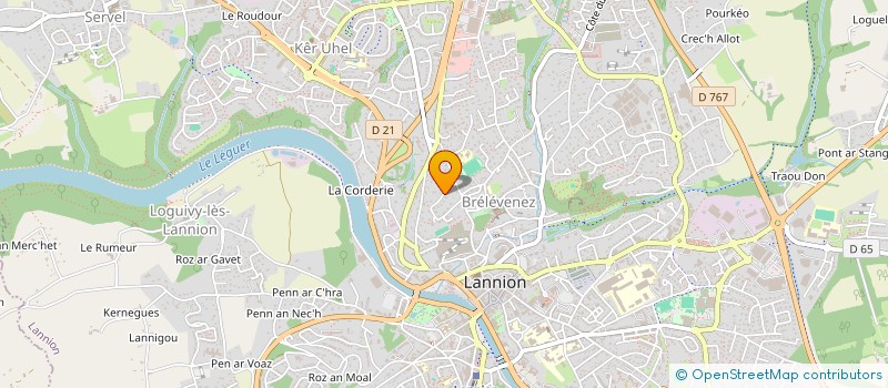 localisation de l'entreprise TANG INVESTISSEMENT  LANNION