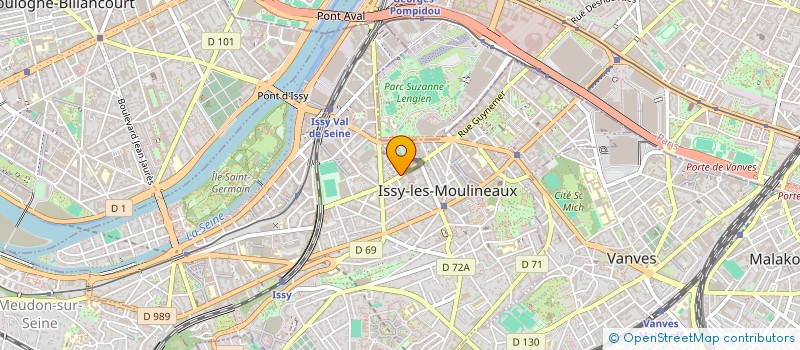 localisation de l'entreprise TANG ISSY à ISSY-LES-MOULINEAUX