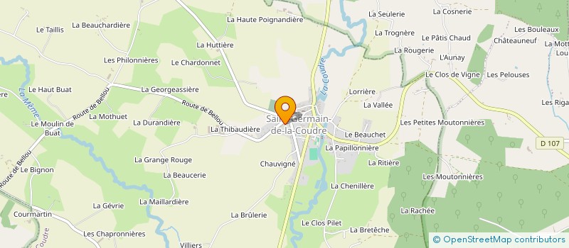 localisation de l'entreprise TANG'O SWING à SAINT-GERMAIN-DE-LA-COUDRE