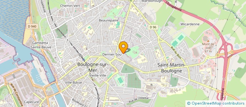 localisation de l'entreprise TANG'OPALE à BOULOGNE-SUR-MER