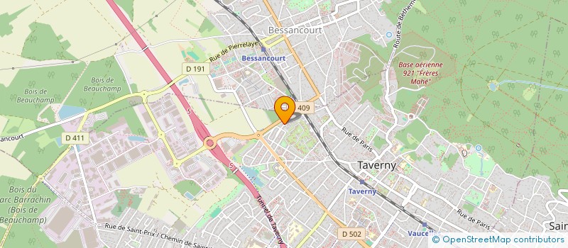 localisation de l'entreprise TANG - TO  TAVERNY