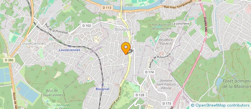 localisation de l'entreprise TANGA CONSULTING  BOUGIVAL