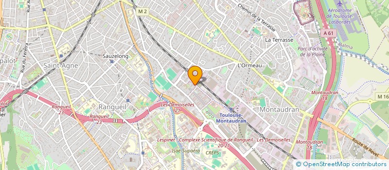 localisation de l'entreprise TANGANO  TOULOUSE