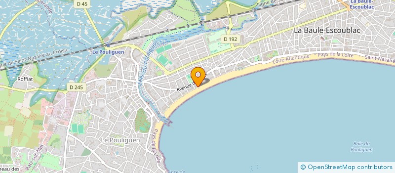 localisation de l'entreprise TANGARA LA BAULE INVEST  LA BAULE-ESCOUBLAC