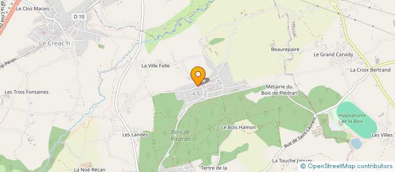 localisation de l'entreprise TANGBO à PLEDRAN