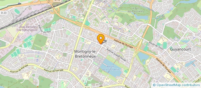 localisation de l'entreprise TANGER CONSULTING  MONTIGNY-LE-BRETONNEUX