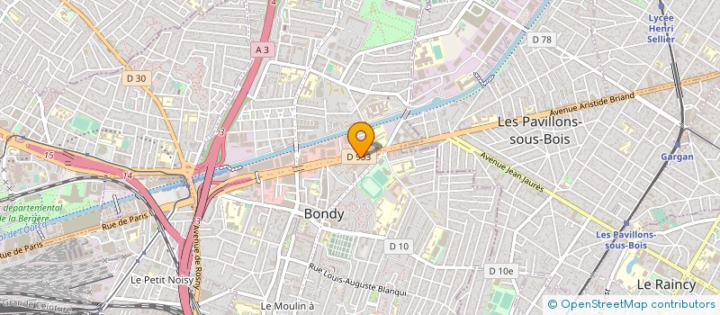 localisation de l'entreprise TANGER MARCHE BONDY à BONDY