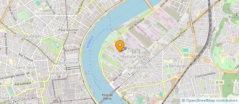 localisation de l'entreprise TANGIBLE DESIGN  BORDEAUX