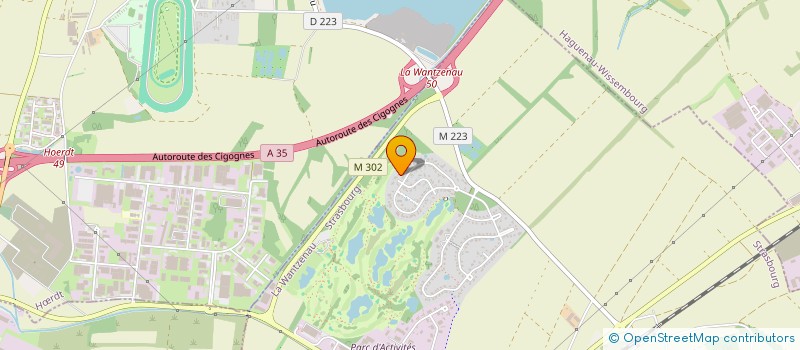 localisation de l'entreprise TANGO  LA WANTZENAU