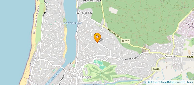 localisation de l'entreprise TANGO  SOORTS-HOSSEGOR