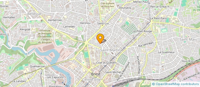 localisation de l'entreprise TANGO A BREST à BREST