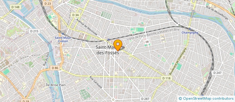 localisation de l'entreprise TANGO ARGENTIN FRANCE INTERNATIONAL à SAINT-MAUR-DES-FOSSES