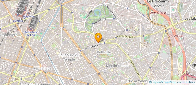 localisation de l'entreprise TANGO CUERPO MILONGA  PARIS