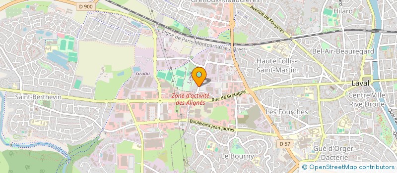 localisation de l'entreprise TANGO ENTREPRISES à LAVAL