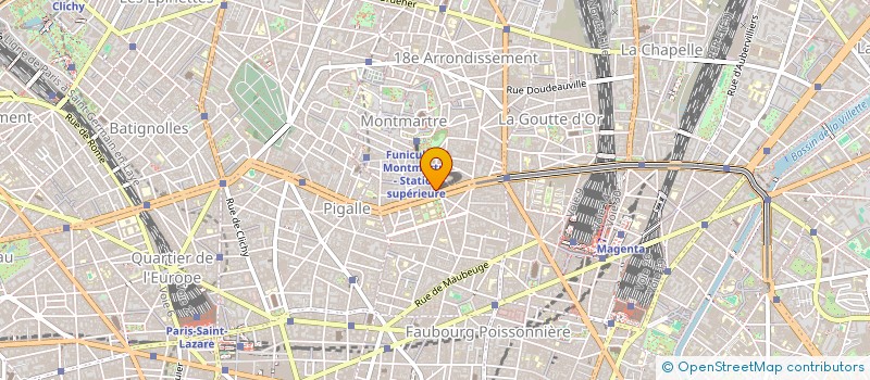 localisation de l'entreprise TANGO EXTREME  PARIS 18