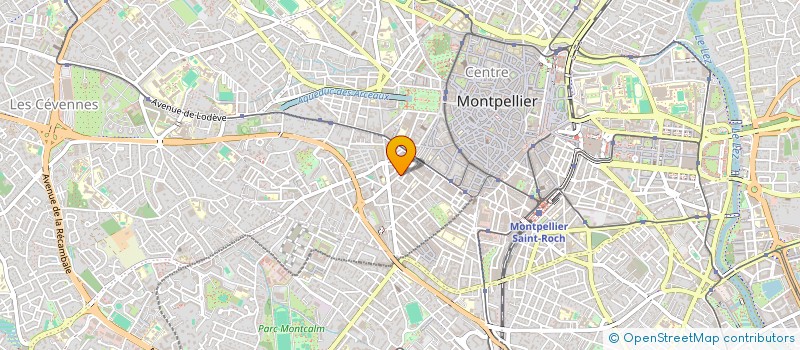 localisation de l'entreprise TANGO FADO SARL à MONTPELLIER