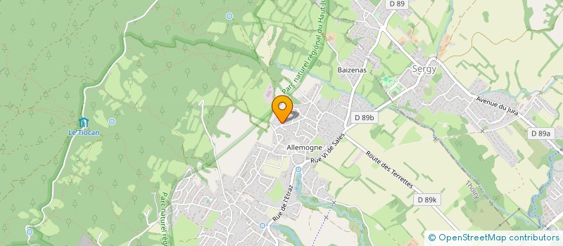 localisation de l'entreprise TANGO FARE  THOIRY