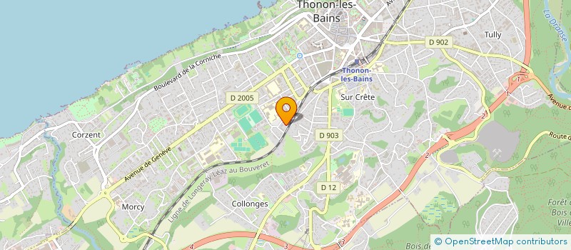 localisation de l'entreprise TANGO LAC à THONON-LES-BAINS