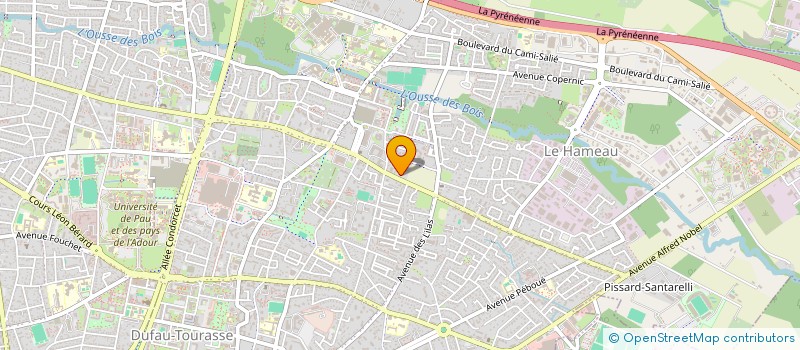 localisation de l'entreprise TANGO MILONGUERO 64 à PAU
