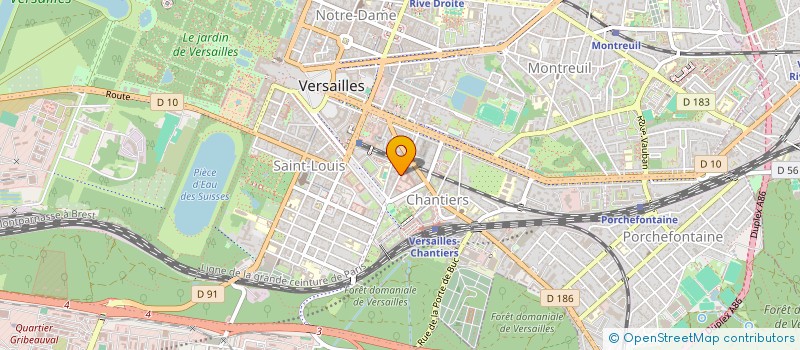 localisation de l'entreprise TANGO SOLEIL VERSAILLES à VERSAILLES