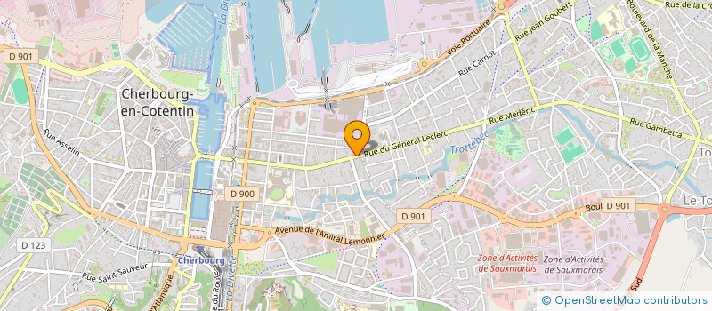 localisation de l'entreprise TANGOL à CHERBOURG-EN-COTENTIN